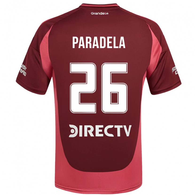 Danxen Kvinnor Jose Paradela #26 Vinröd Magenta Bortatröja Matchtröjor 2025/26 Tröjor T-Tröja