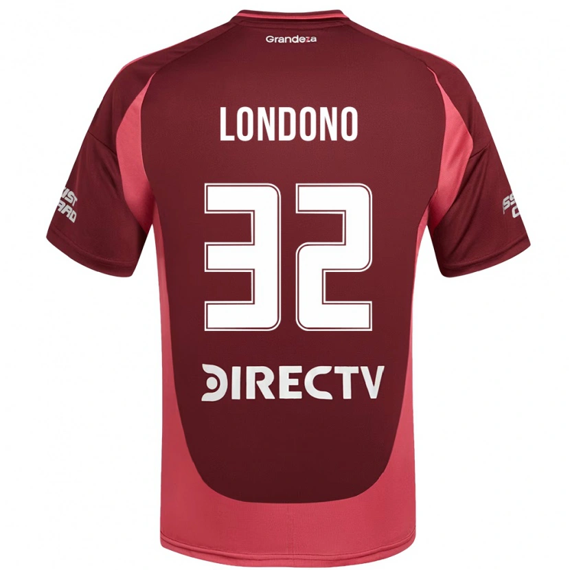 Danxen Kvinnor Flabian Londono #32 Vinröd Magenta Bortatröja Matchtröjor 2025/26 Tröjor T-Tröja
