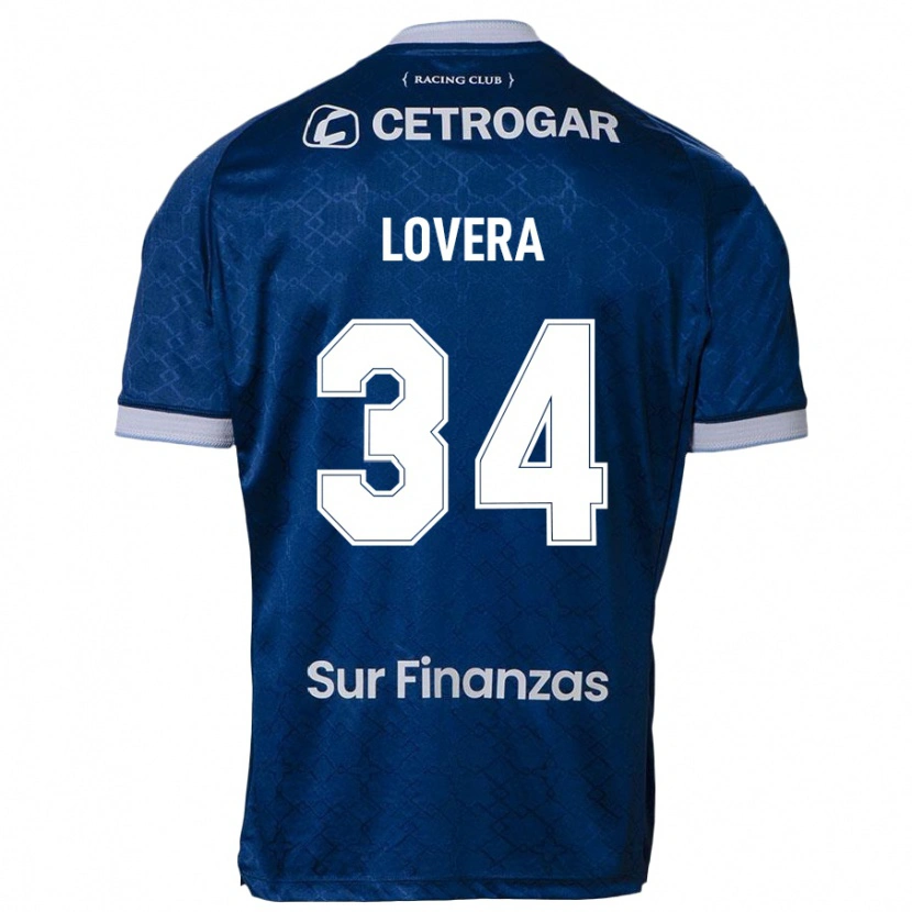 Danxen Kvinnor Maximiliano Lovera #34 Mörkblå Bortatröja Matchtröjor 2025/26 Tröjor T-Tröja