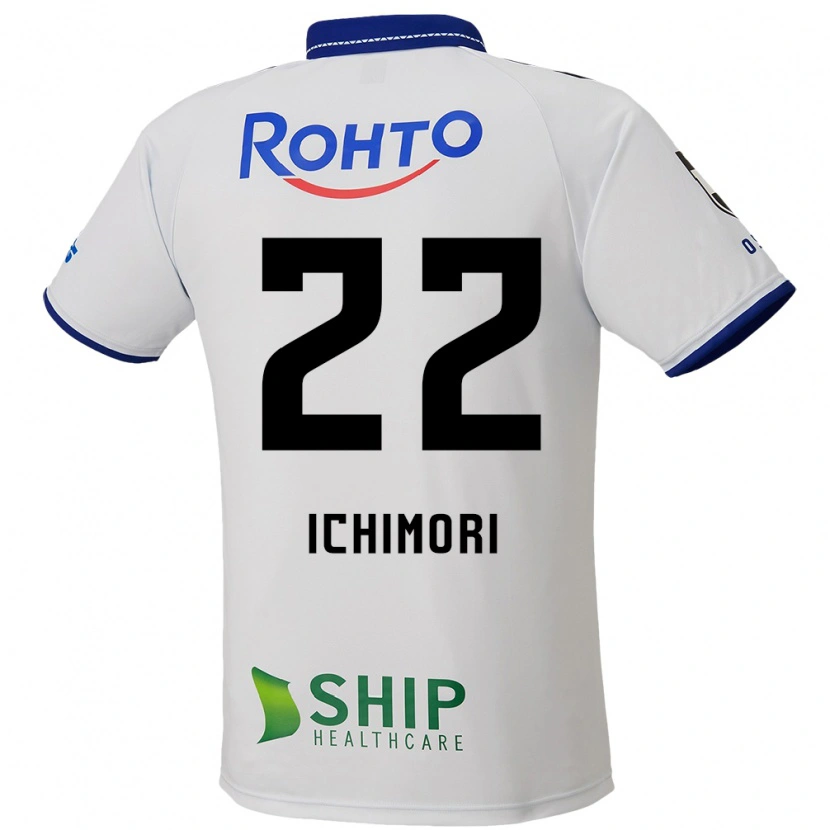 Danxen Kvinnor Jun Ichimori #22 Vit Blå Svart Bortatröja Matchtröjor 2025/26 Tröjor T-Tröja