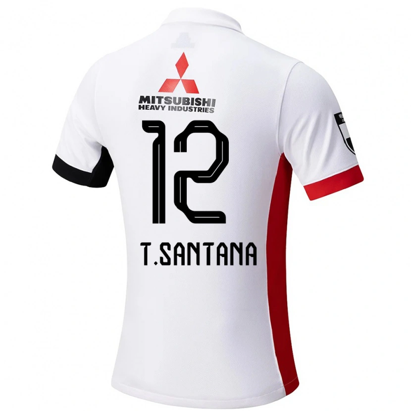 Danxen Kvinnor Thiago #12 Vit Svart Bortatröja Matchtröjor 2025/26 Tröjor T-Tröja