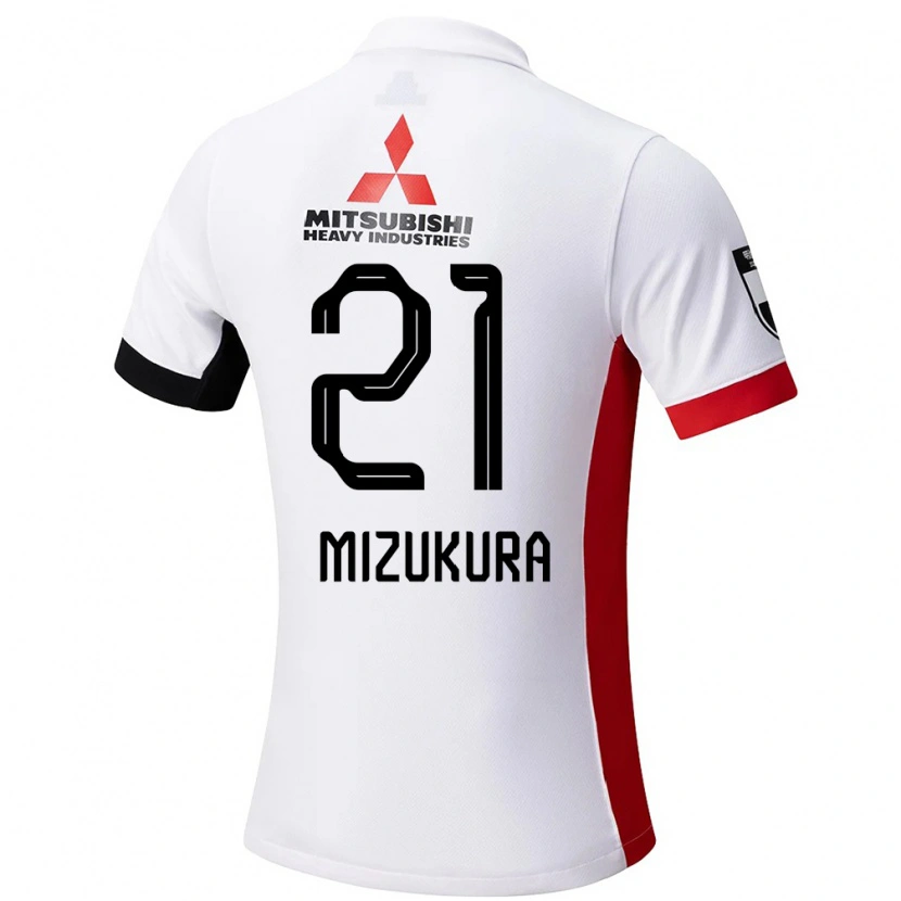 Danxen Kvinnor Kei Mizukura #21 Vit Svart Bortatröja Matchtröjor 2025/26 Tröjor T-Tröja