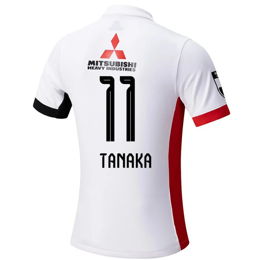 Danxen Kvinnor Tatsuya Tanaka #11 Vit Svart Bortatröja Matchtröjor 2025/26 Tröjor T-Tröja