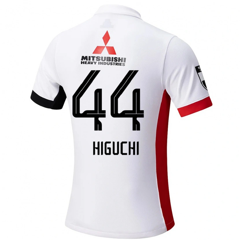 Danxen Kvinnor Yota Higuchi #44 Vit Svart Bortatröja Matchtröjor 2025/26 Tröjor T-Tröja
