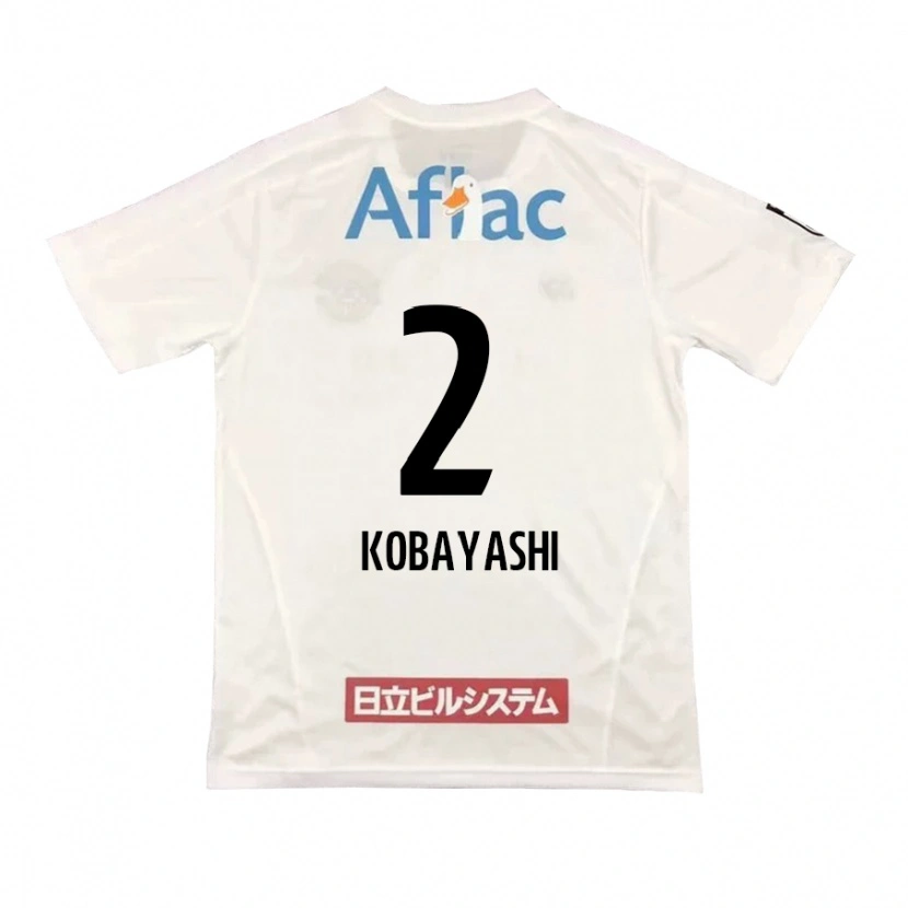 Danxen Kvinnor Kensei Kobayashi #2 Ljusgrå Beige Bortatröja Matchtröjor 2025/26 Tröjor T-Tröja