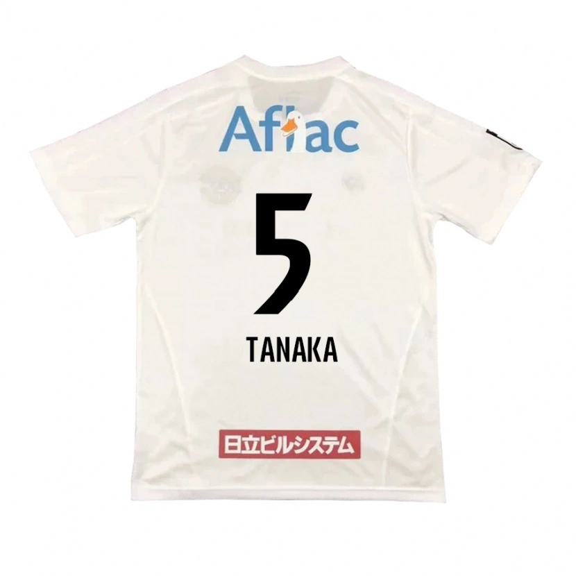 Danxen Kvinnor Hayato Tanaka #5 Ljusgrå Beige Bortatröja Matchtröjor 2025/26 Tröjor T-Tröja