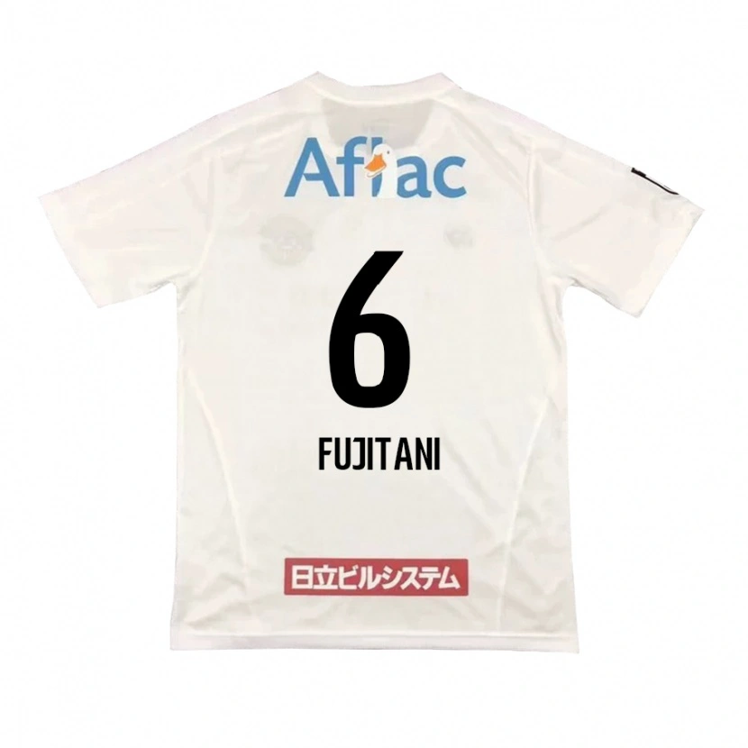Danxen Kvinnor Atsuto Fujitani #6 Ljusgrå Beige Bortatröja Matchtröjor 2025/26 Tröjor T-Tröja