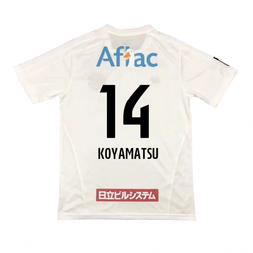 Danxen Kvinnor Tomoya Koyamatsu #14 Ljusgrå Beige Bortatröja Matchtröjor 2025/26 Tröjor T-Tröja