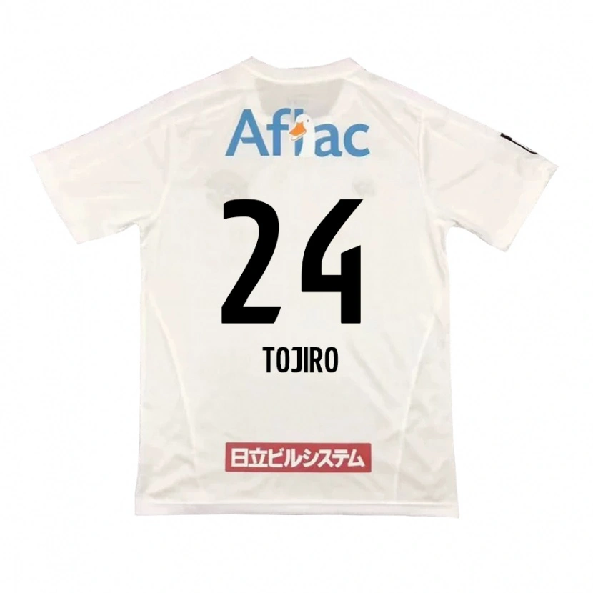Danxen Kvinnor Tojiro Kubo #24 Ljusgrå Beige Bortatröja Matchtröjor 2025/26 Tröjor T-Tröja