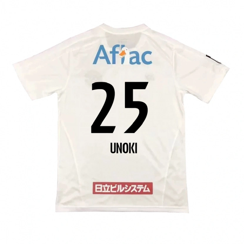 Danxen Kvinnor Fumiya Unoki #25 Ljusgrå Beige Bortatröja Matchtröjor 2025/26 Tröjor T-Tröja