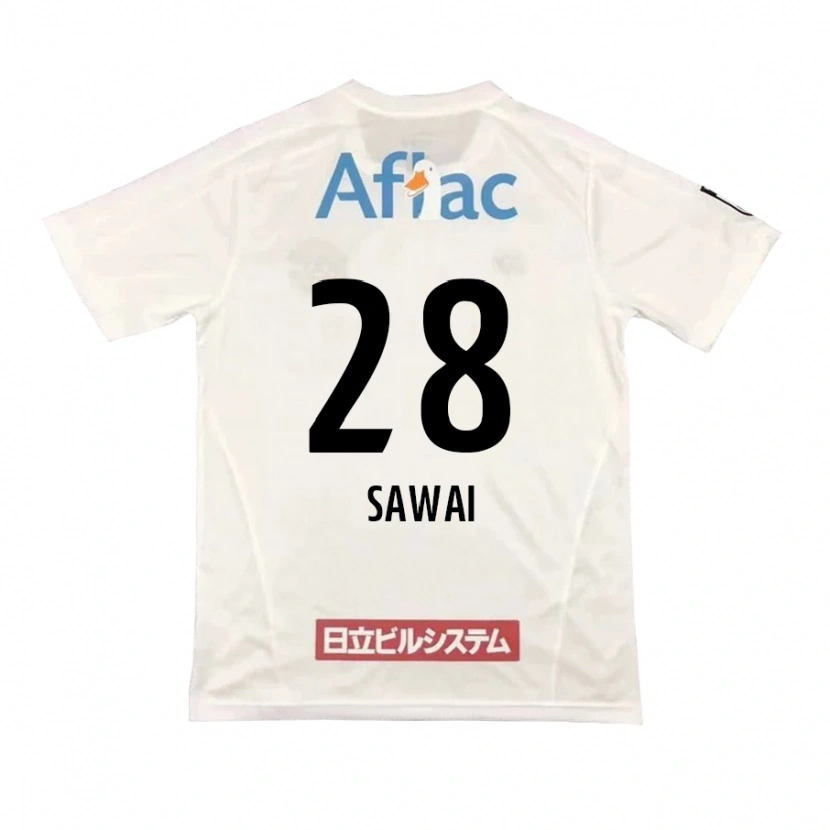 Danxen Kvinnor Retsu Sawai #28 Ljusgrå Beige Bortatröja Matchtröjor 2025/26 Tröjor T-Tröja
