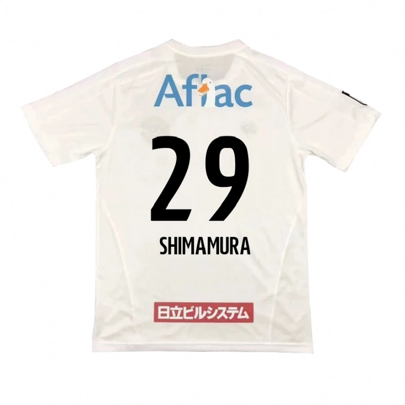 Danxen Kvinnor Takuya Shimamura #29 Ljusgrå Beige Bortatröja Matchtröjor 2025/26 Tröjor T-Tröja