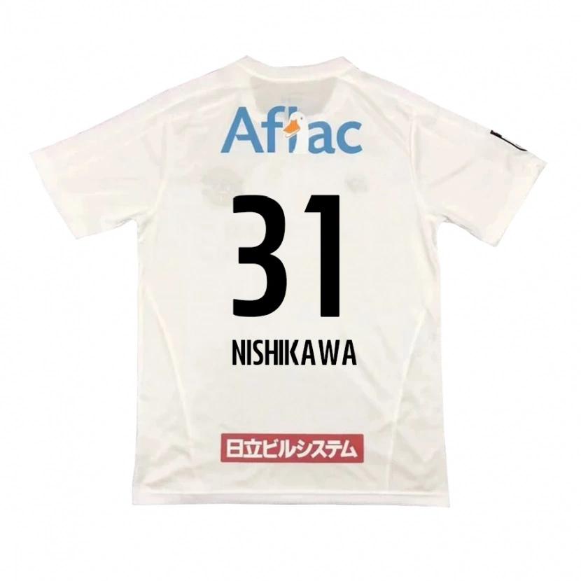 Danxen Kvinnor Genki Nishikawa #31 Ljusgrå Beige Bortatröja Matchtröjor 2025/26 Tröjor T-Tröja