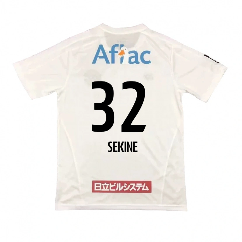 Danxen Kvinnor Hiroki Sekine #32 Ljusgrå Beige Bortatröja Matchtröjor 2025/26 Tröjor T-Tröja
