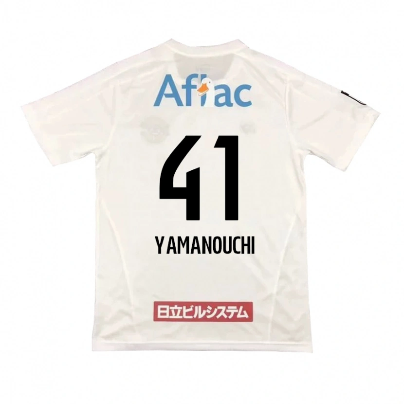 Danxen Kvinnor Yusei Yamanouchi #41 Ljusgrå Beige Bortatröja Matchtröjor 2025/26 Tröjor T-Tröja