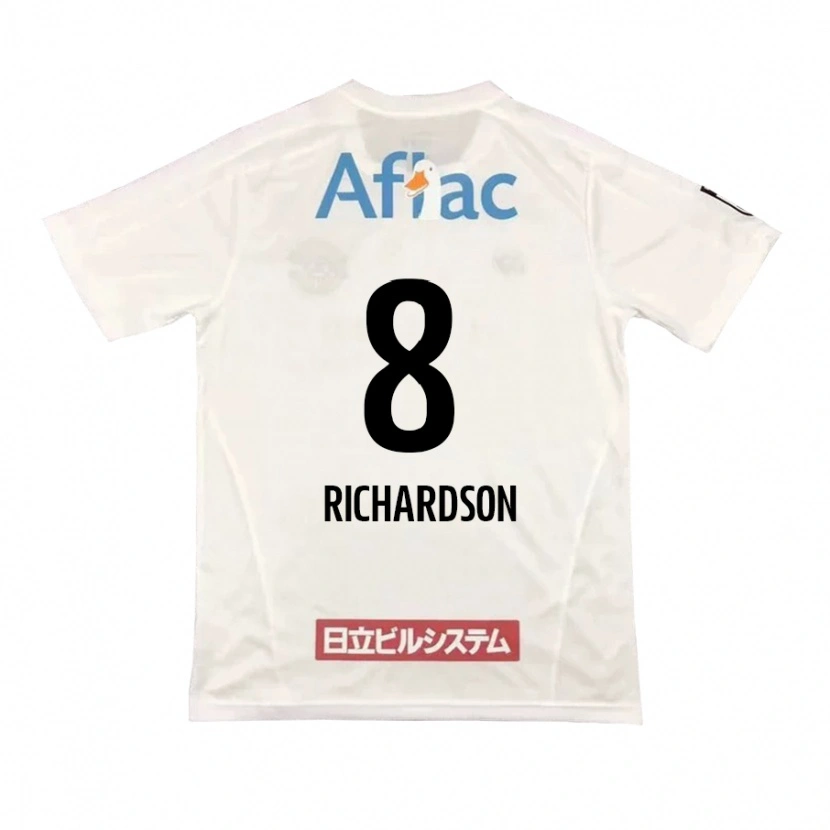 Danxen Kvinnor Richardson #8 Ljusgrå Beige Bortatröja Matchtröjor 2025/26 Tröjor T-Tröja