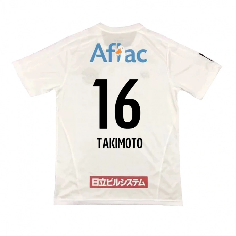 Danxen Kvinnor Haruhiko Takimoto #16 Ljusgrå Beige Bortatröja Matchtröjor 2025/26 Tröjor T-Tröja