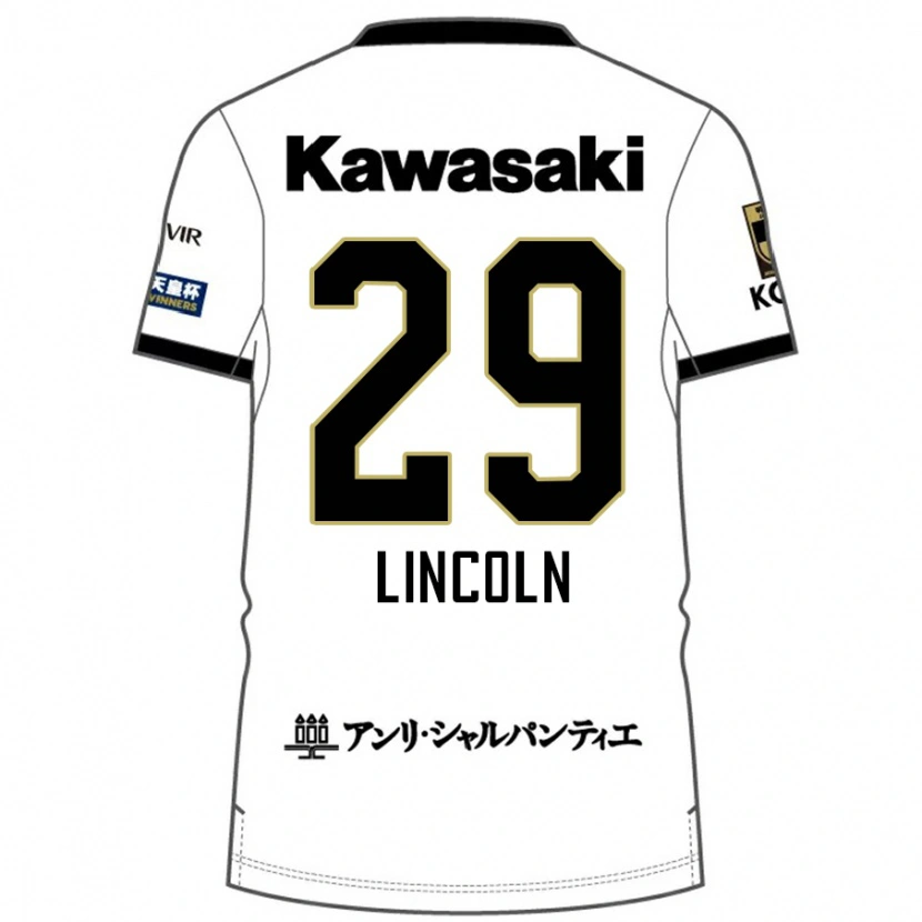 Danxen Kvinnor Lincoln #29 Vit Svart Bortatröja Matchtröjor 2025/26 Tröjor T-Tröja
