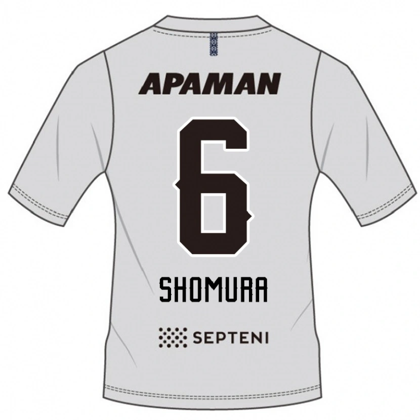 Danxen Kvinnor Tomoki Shomura #6 Ljusgrå Bortatröja Matchtröjor 2025/26 Tröjor T-Tröja