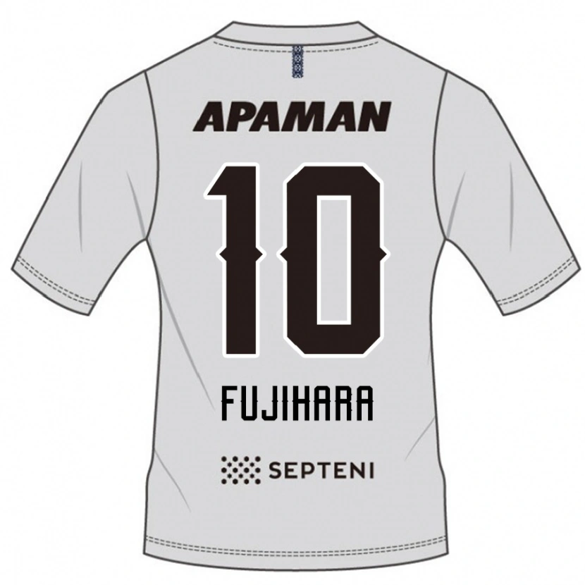 Danxen Kvinnor Naoatsu Fujihara #10 Ljusgrå Bortatröja Matchtröjor 2025/26 Tröjor T-Tröja