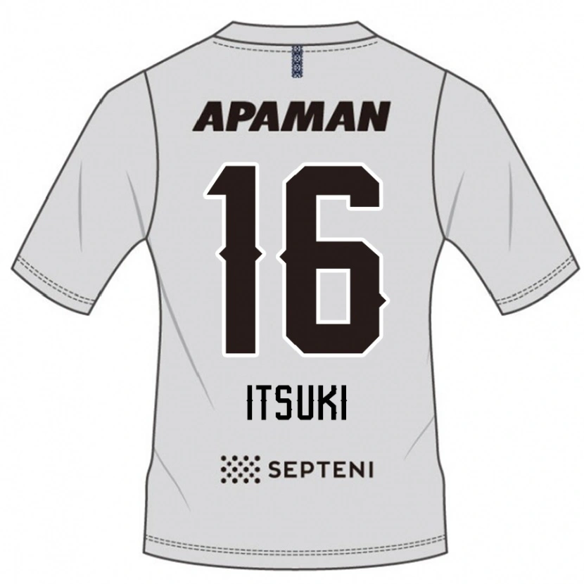 Danxen Kvinnor Itsuki Oda #16 Ljusgrå Bortatröja Matchtröjor 2025/26 Tröjor T-Tröja