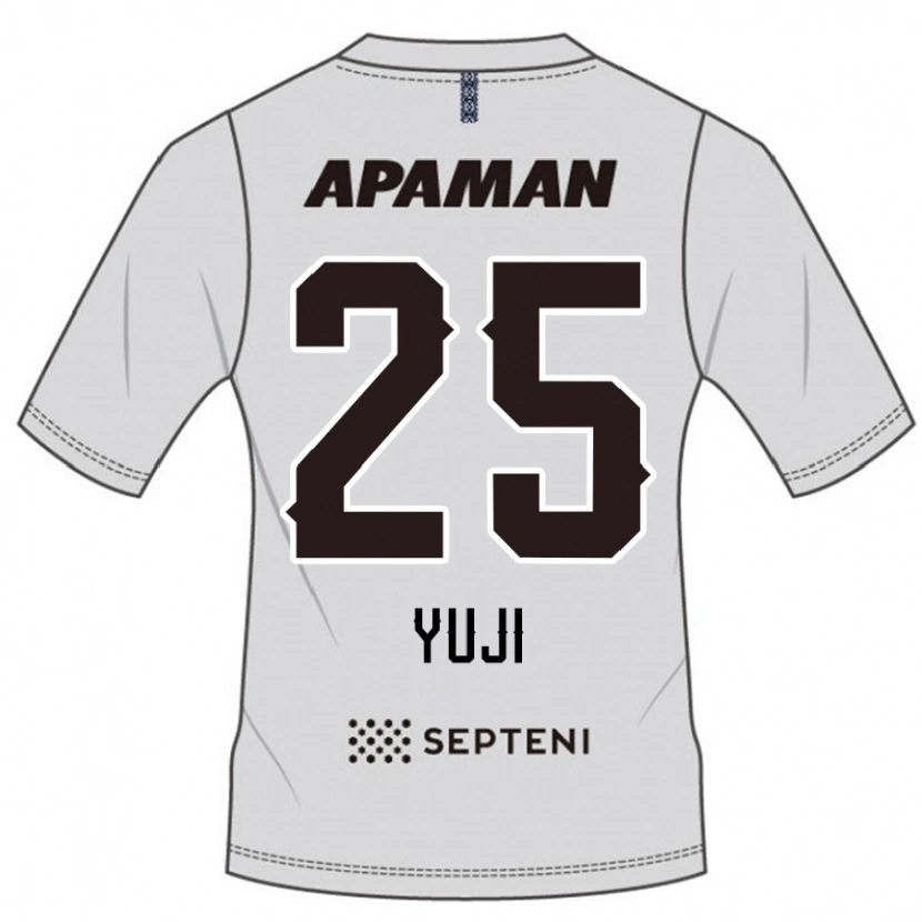 Danxen Kvinnor Yuji Kitajima #25 Ljusgrå Bortatröja Matchtröjor 2025/26 Tröjor T-Tröja