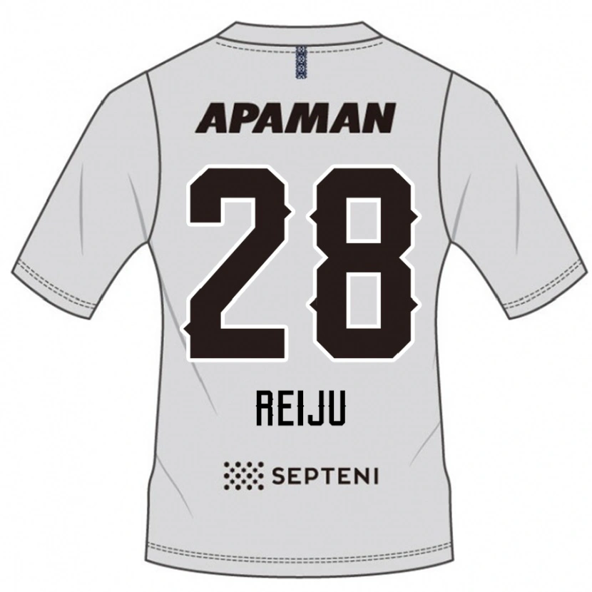 Danxen Kvinnor Reiju Tsuruno #28 Ljusgrå Bortatröja Matchtröjor 2025/26 Tröjor T-Tröja