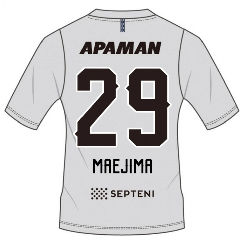 Danxen Kvinnor Yota Maejima #29 Ljusgrå Bortatröja Matchtröjor 2025/26 Tröjor T-Tröja