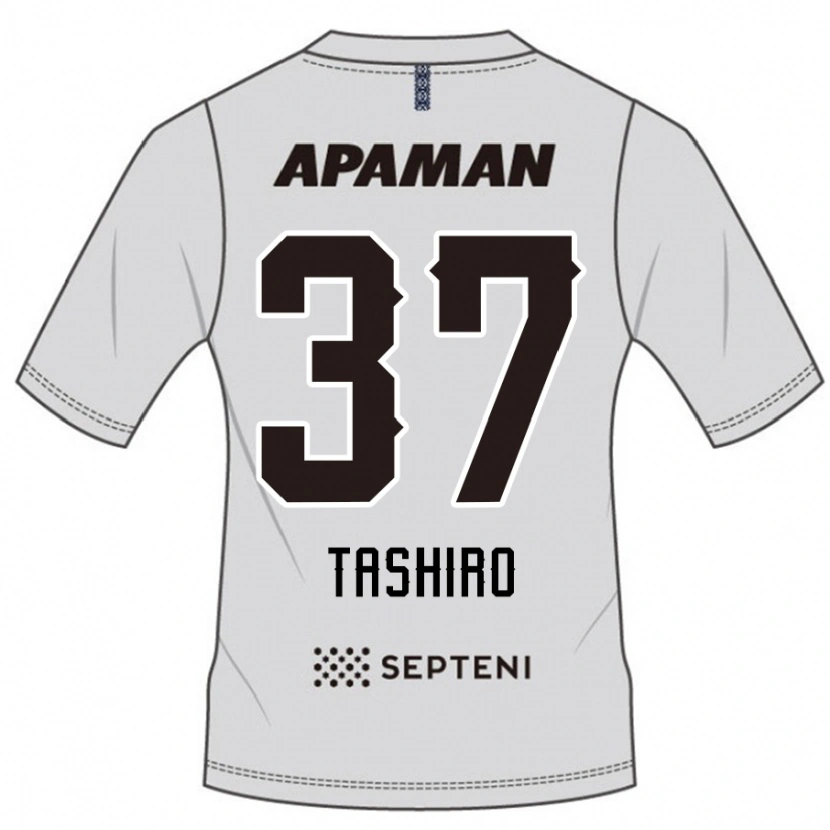 Danxen Kvinnor Masaya Tashiro #37 Ljusgrå Bortatröja Matchtröjor 2025/26 Tröjor T-Tröja