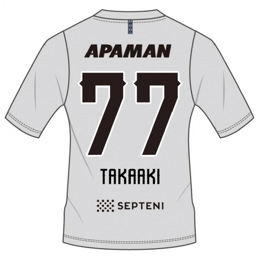 Danxen Kvinnor Takaaki Shichi #77 Ljusgrå Bortatröja Matchtröjor 2025/26 Tröjor T-Tröja