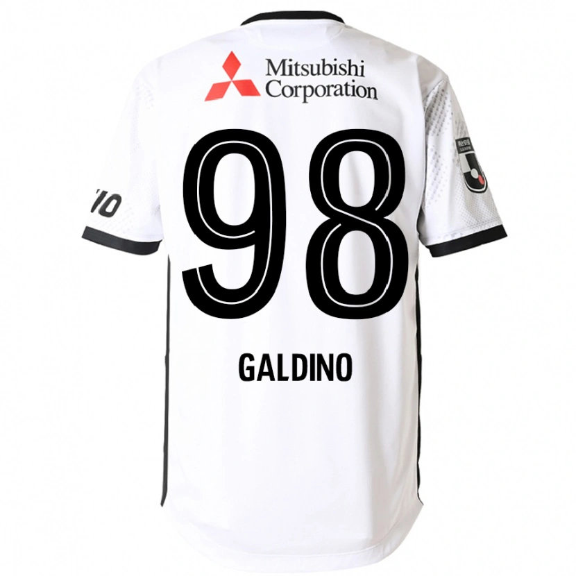 Danxen Kvinnor Everton Galdino #98 Vit Svart Bortatröja Matchtröjor 2025/26 Tröjor T-Tröja