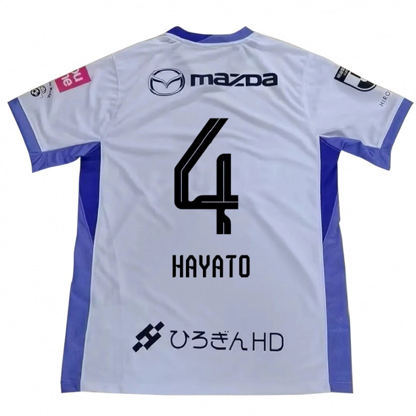 Danxen Kvinnor Hayato Araki #4 Vit Orange Bortatröja Matchtröjor 2025/26 Tröjor T-Tröja