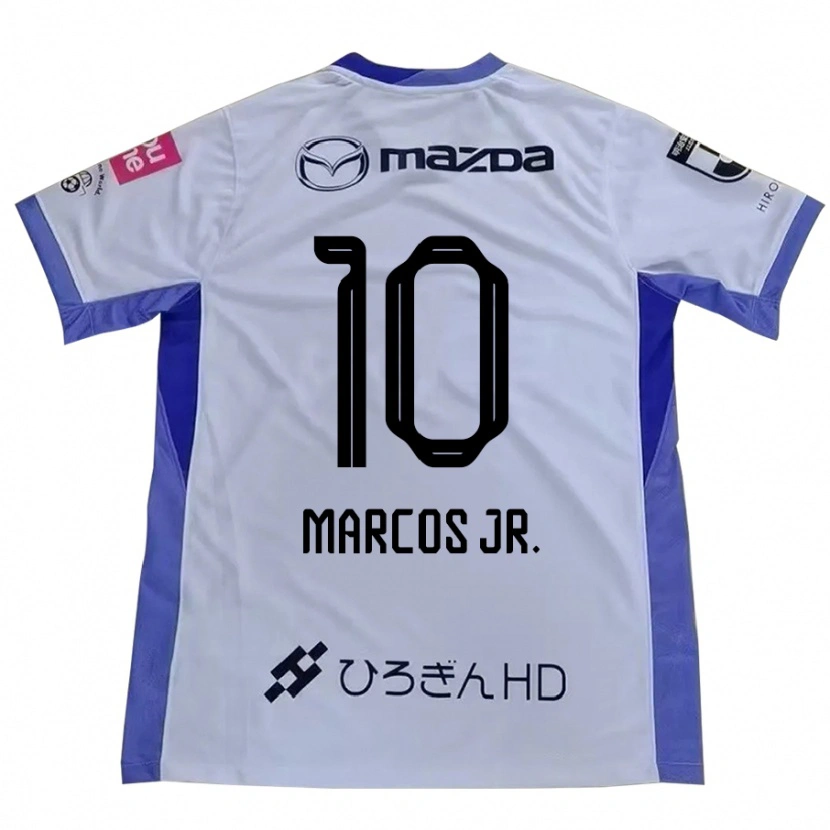 Danxen Kvinnor Marcos Júnior #10 Vit Orange Bortatröja Matchtröjor 2025/26 Tröjor T-Tröja