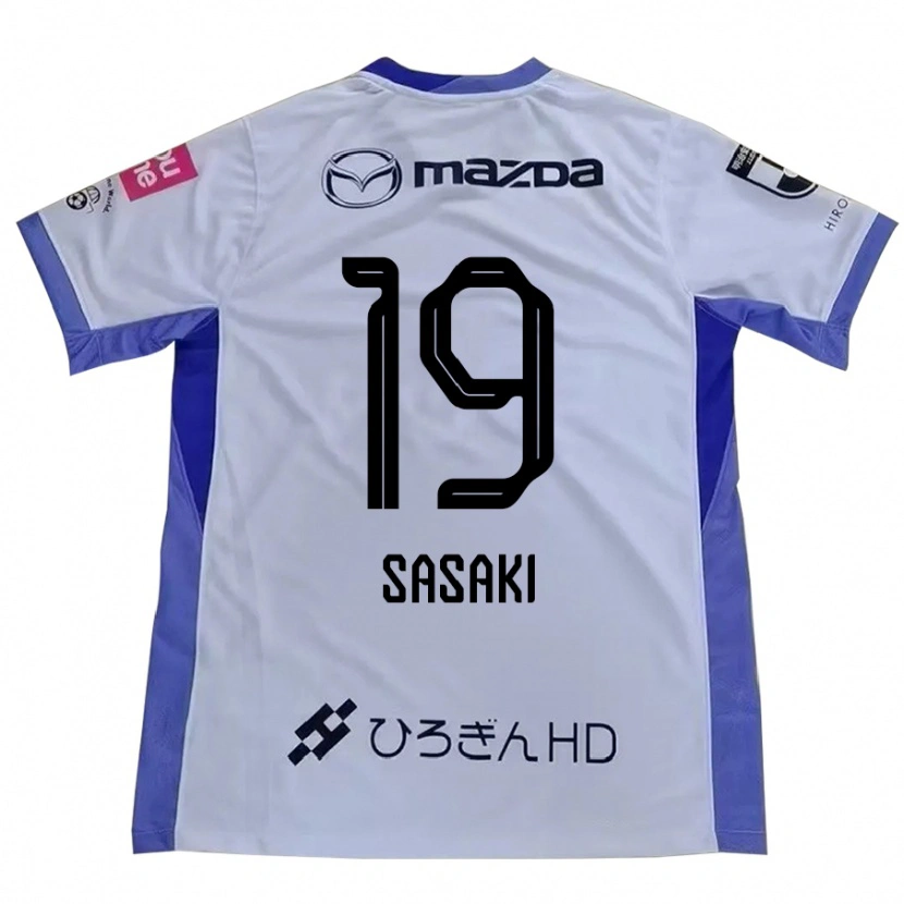 Danxen Kvinnor Sho Sasaki #19 Vit Orange Bortatröja Matchtröjor 2025/26 Tröjor T-Tröja