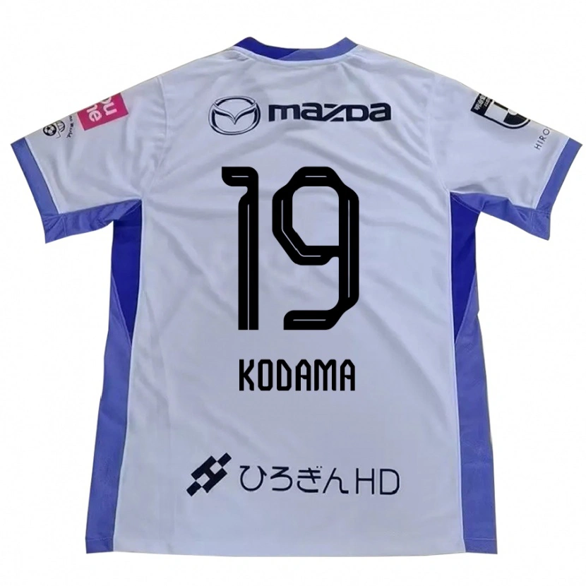 Danxen Kvinnor Tsukasa Kodama #19 Vit Orange Bortatröja Matchtröjor 2025/26 Tröjor T-Tröja
