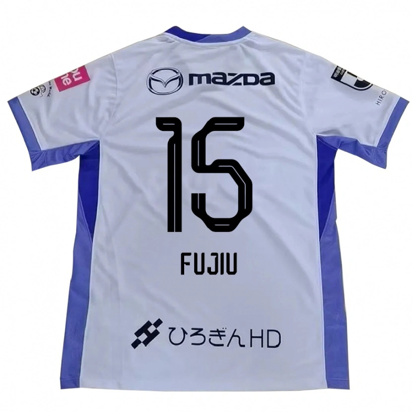 Danxen Kvinnor Natsumi Fujiu #15 Vit Orange Bortatröja Matchtröjor 2025/26 Tröjor T-Tröja