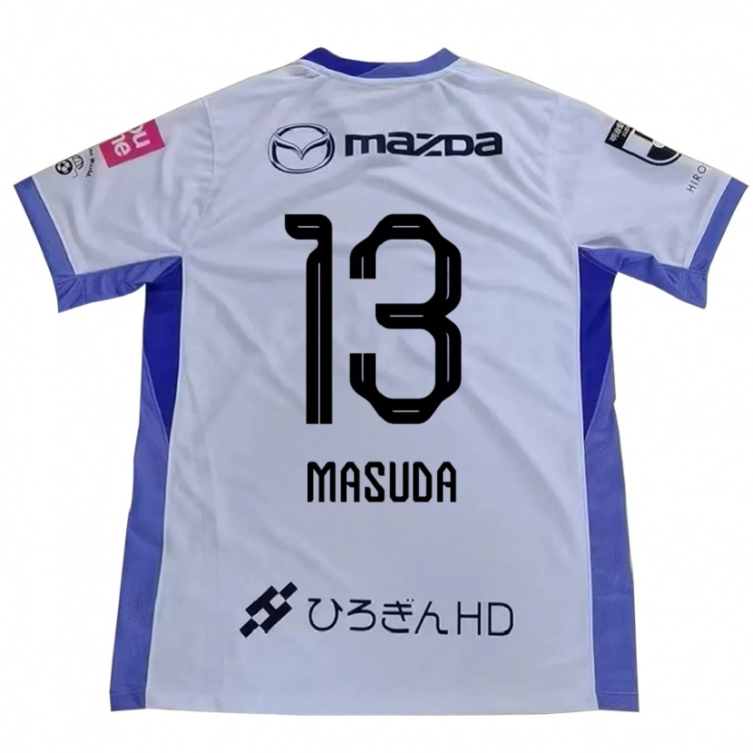 Danxen Kvinnor Takuya Masuda #13 Vit Orange Bortatröja Matchtröjor 2025/26 Tröjor T-Tröja