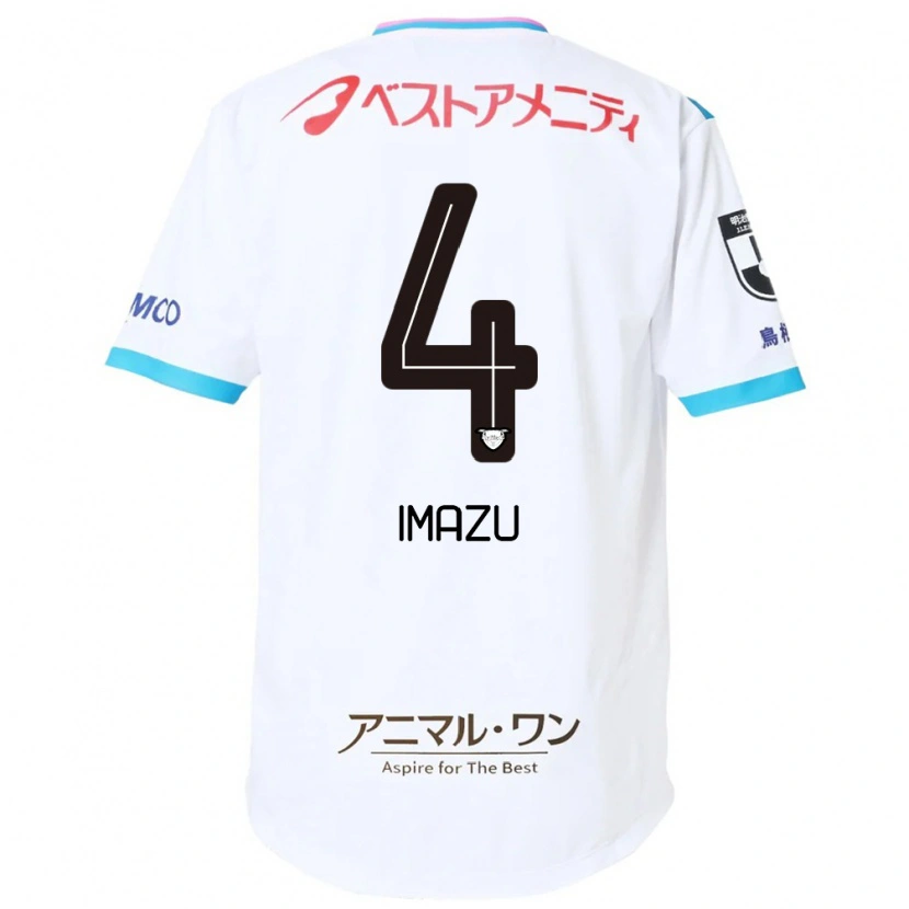 Danxen Kvinnor Yuta Imazu #4 Vit Rosa Bortatröja Matchtröjor 2025/26 Tröjor T-Tröja