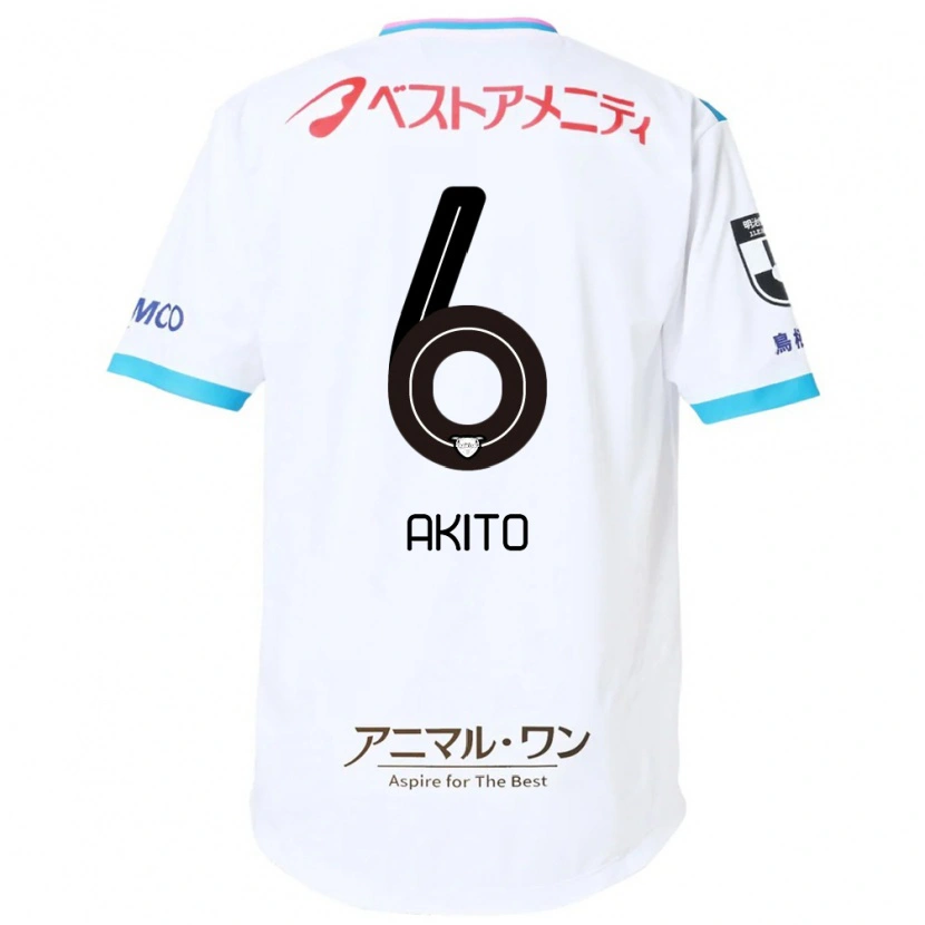 Danxen Kvinnor Akito Fukuta #6 Vit Rosa Bortatröja Matchtröjor 2025/26 Tröjor T-Tröja