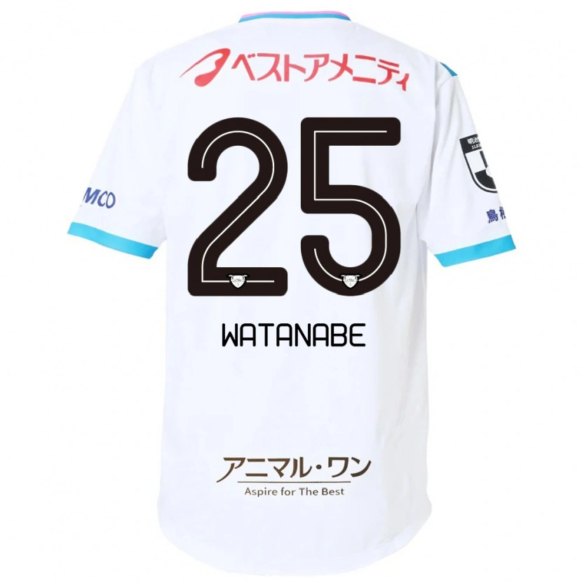 Danxen Kvinnor Ryohei Watanabe #25 Vit Rosa Bortatröja Matchtröjor 2025/26 Tröjor T-Tröja
