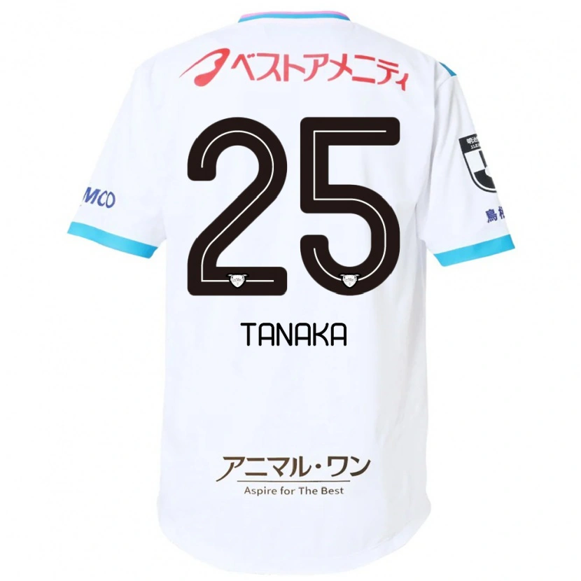 Danxen Kvinnor Yuto Tanaka #25 Vit Rosa Bortatröja Matchtröjor 2025/26 Tröjor T-Tröja