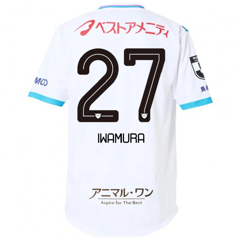 Danxen Kvinnor Junnosuke Iwamura #27 Vit Rosa Bortatröja Matchtröjor 2025/26 Tröjor T-Tröja