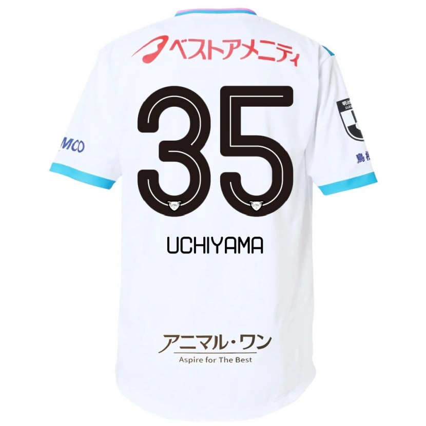 Danxen Kvinnor Kei Uchiyama #35 Vit Rosa Bortatröja Matchtröjor 2025/26 Tröjor T-Tröja