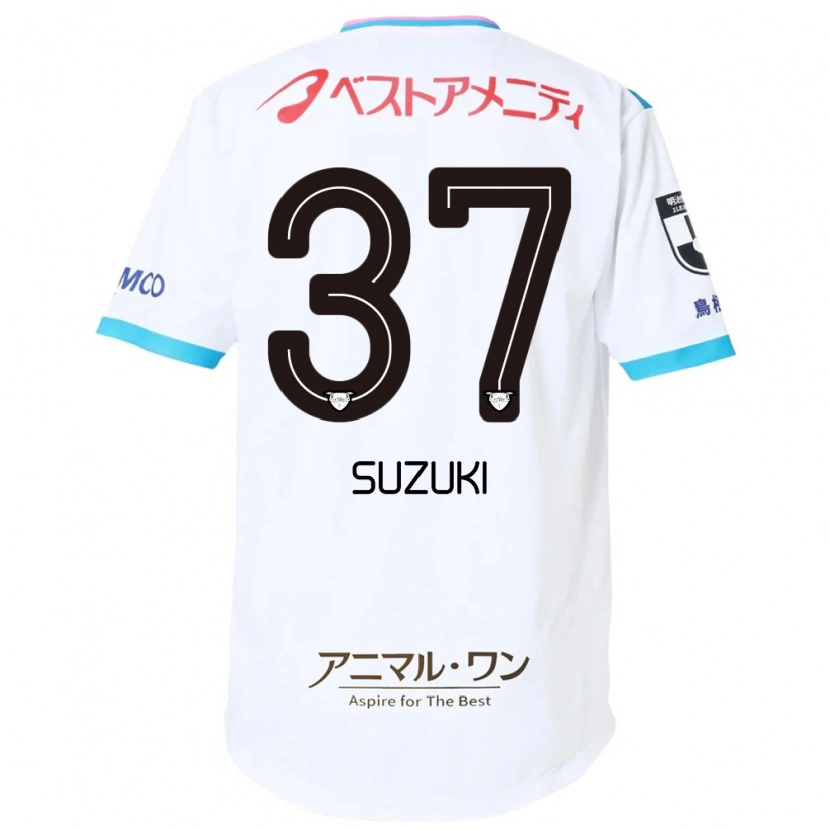 Danxen Kvinnor Soma Suzuki #37 Vit Rosa Bortatröja Matchtröjor 2025/26 Tröjor T-Tröja