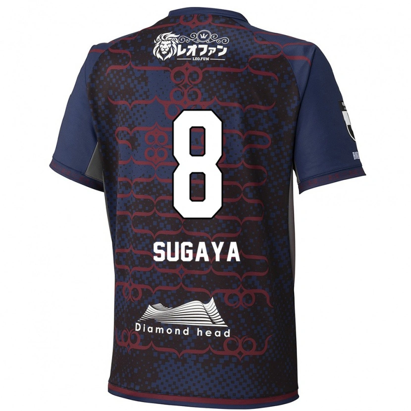 Danxen Kvinnor Shuto Sugaya #8 Blå Röd Bortatröja Matchtröjor 2025/26 Tröjor T-Tröja