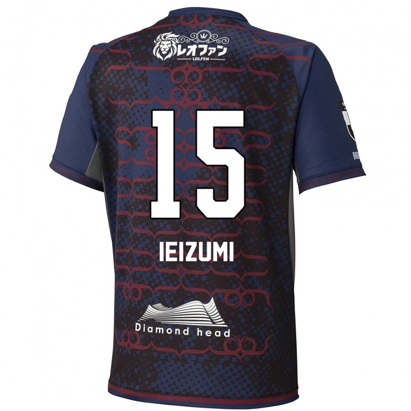 Danxen Kvinnor Rei Ieizumi #15 Blå Röd Bortatröja Matchtröjor 2025/26 Tröjor T-Tröja