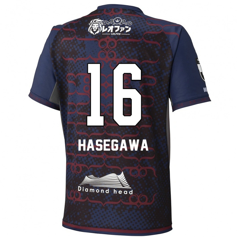 Danxen Kvinnor Tatsuya Hasegawa #16 Blå Röd Bortatröja Matchtröjor 2025/26 Tröjor T-Tröja