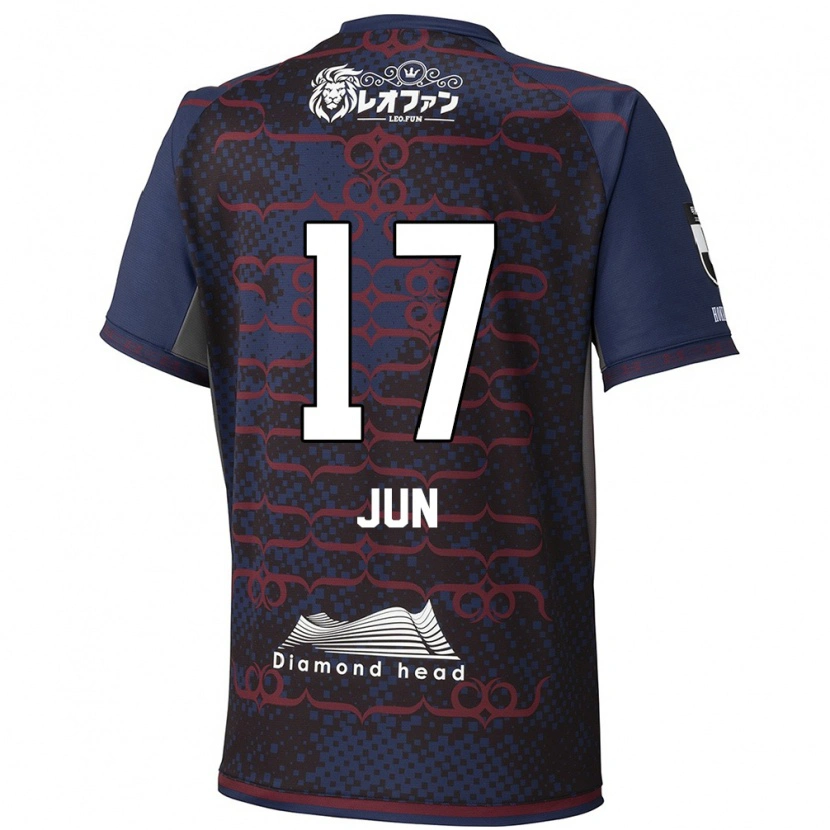Danxen Kvinnor Jun Kodama #17 Blå Röd Bortatröja Matchtröjor 2025/26 Tröjor T-Tröja