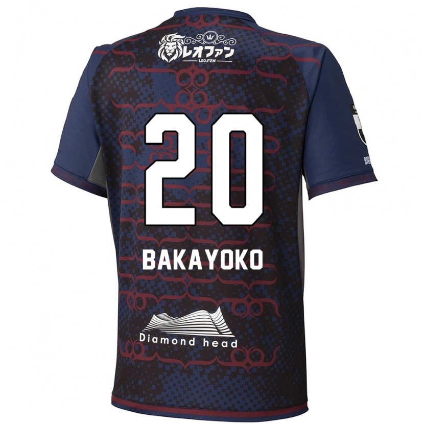 Danxen Kvinnor Amadou Bakayoko #20 Blå Röd Bortatröja Matchtröjor 2025/26 Tröjor T-Tröja