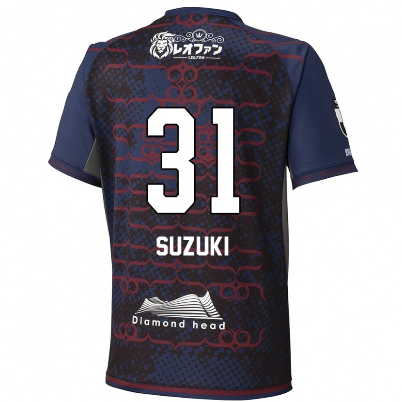 Danxen Kvinnor Ryusei Suzuki #31 Blå Röd Bortatröja Matchtröjor 2025/26 Tröjor T-Tröja